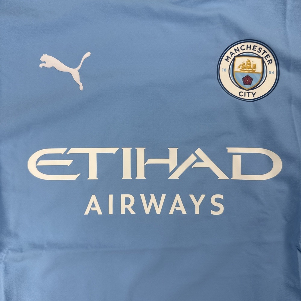 Puma Manchester City Soccer Jersey 2024-2025 Home Football Shirt Size M - Picture 2 of 13